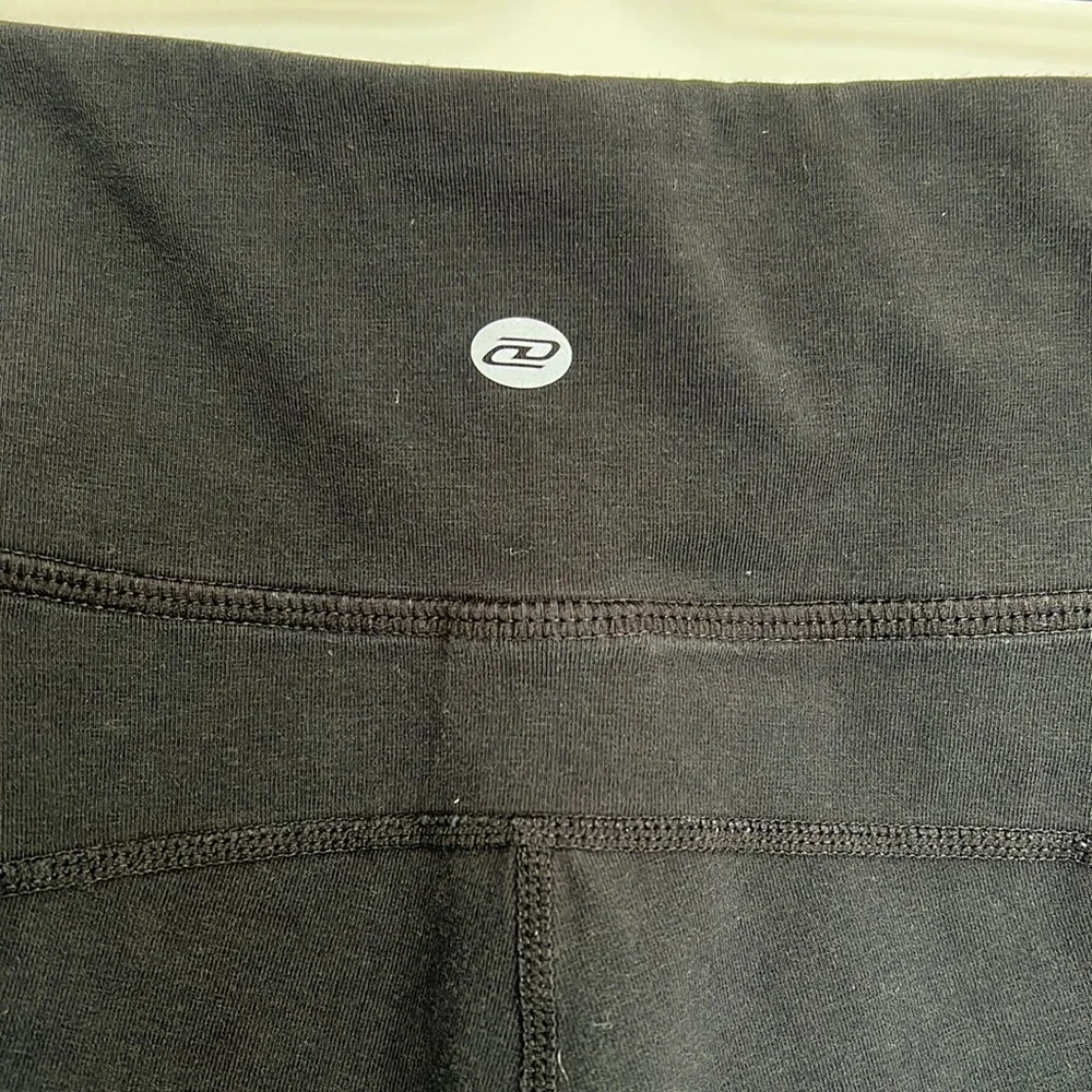 DKNY Sport Gracie‎ Logo High-Waist Bike Shorts W/Pockets Size S